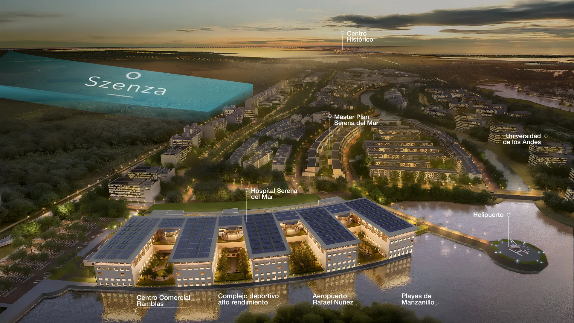 Ubicación Szenza — Zona Norte Cartagena